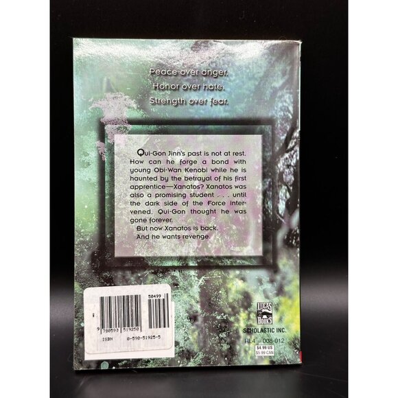 Star Wars Jedi Apprentice Book 2 The Dark Rival paperback book UNREAD Vtg 1st Ed - Picture 2 of 5